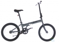Велосипед 20 Pride MINI 1 темно-Сірий/чорний 2020