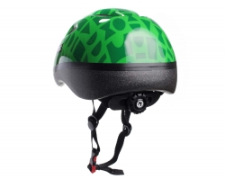 шолом дитячий Green Cycle FLASH розмір 50-54см зелений лак
