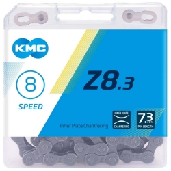 Ланцюг KMC Z8 6/7/8-speed 114 links silver/grey + замок