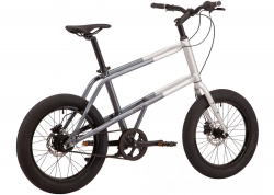 Велосипед 20 Pride MUTE 2.2 2023 GRAY-DARK GRAY