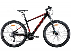 Велосипед 27.5 Leon XC-80 AM Hydraulic lock out HDD 2022 серый с черным, размер - 20