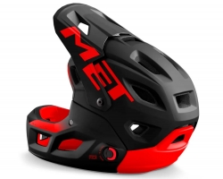 Шолом MET PARACHUTE MCR MIPS CE BLACK RED | MATT GLOSSY S (52-56)