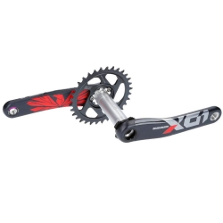 Шатуни SRAM X01 Eagle Boost 148 DUB 12s 165 w Direct Mount 32T X-SYNC 2 Chainring Lunar Oxy Red (DUB Cups/Bearings not included) C3