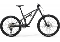 Велосипед 27.5-29 Merida ONE-SIXTY FR 800 (2025) рама - S Metallic Black (Grey/Green)