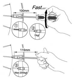 Набір інструментів Ice Toolz 12B5 12B3+12B7. Під (квадратний) ніпель 3.2 Звичайна ручка як на викрутці і Т-подібна