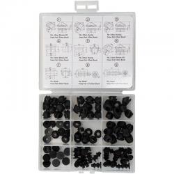 Заглушка та направляючі в раму JAGWIRE CHA810, чорні (90шт)