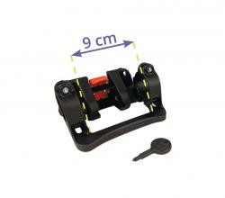 Кошик Bellelli Plaza для E-bike з кріпленням на кермо пластиковий чорний