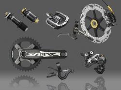 Тормоз гидравл. дисковое Shimano M820 SAINT переднее (левая ручка, 4-поршн калипер, гидролиния 1000мм)
