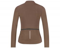 Велоджерсі жіноче Shimano Apice long sleeves утеплене, коричневе, розм. XXS