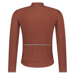 Велоджерсі Shimano Stile long sleeves утеплене, коричневе, розм.M
