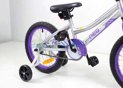 Велосипед 16 Apollo Neo girls фиолетовый/белый