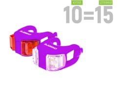 Набір світла ONRIDE силіконовий Dual  фіолетовий 15 шт по ціні 10 шт