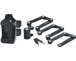 Замок фолдінговий KLS Fold 90 чорний 3х830 мм