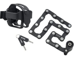 Замок фолдінговий KLS Fold 70 чорний 3х640 мм