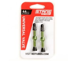 Бескамерный ниппель Stan's Notubes FV 44мм (2шт на блистере) зеленые