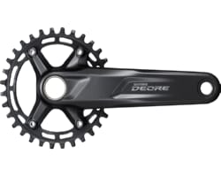 Шатуни Shimano FC-M5100-1 DEORE, інтегрована вісь, 175мм 32T 10/11-шв. CL-52мм без каретки