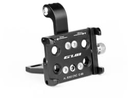 Мультифункціональний тримач гаджета GUB G-99 на винос алюмінієвий з кріпленням GoPro/світла. чорний