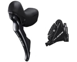 Тормоз гидравл диск для шоссе Shimano R7020 105, задний (правая ручка, калипер, гидролиния 1700мм)