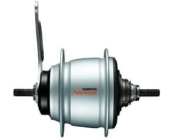 Втулка задняя Shimano, SG-C6001-8, NEXUS 8-быстрый, 36 отв, с ножным тормозом, серебр., насыпной 36H