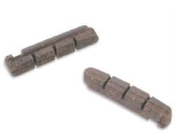 Картриджи Alligator для колодок для карбоновых ободов коричневые.