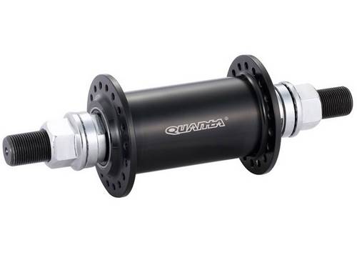 Втулка передня Quando, KT-39TF , nut 175mm для BMX, на гайках алюмін чорн., насипний, гайки, 36H