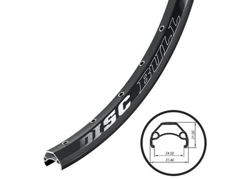 Обід 26 Weinmann Disk Bull, 36Н, анодір., пістон., під диск. гальмо, чорн.