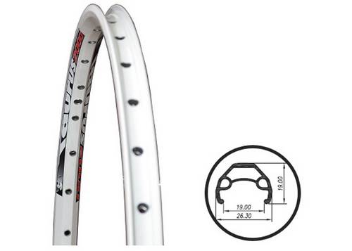 Обід 29 Weinmann Taurus 2000 disc, 700CX42CX36H, анодір., пістон., під диск. гальмо, Білий