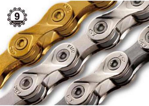 Ланцюг інд. 116 зв. 1/2x11/128 KMC X9 gold