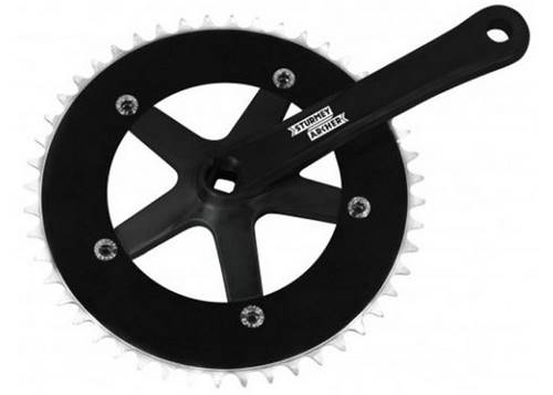 Шатун Sturmey Archer FCT28 48T, для фікс. під квадрат, 170mm, 1/8 чорн