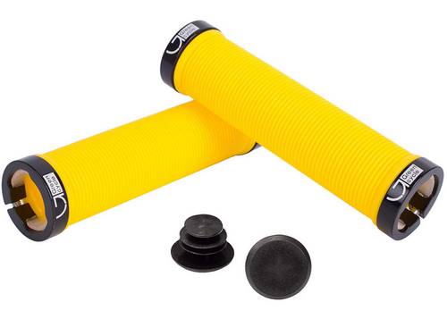 Гріпси Green Cycle GGR-421 130mm жовтий з двома чорними замками