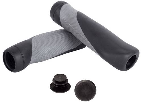 Гріпси Green Cycle GGR-506 130mm ергономічні, чорно-сірі