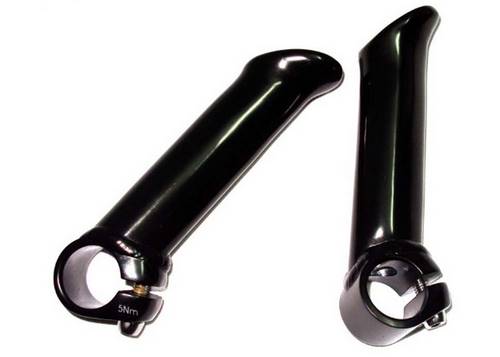 Рога Kalloy BE-302 діам. - 22.2мм дл. 120мм алюмін матово-чорний