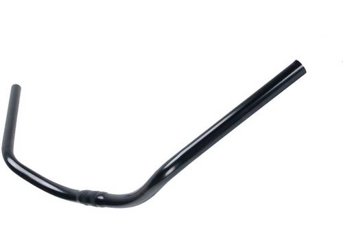 Кермо ZOOM TR-28 комфортный 600x25,4мм підйом 75, изгиб 50 град. алюмін. чорн.