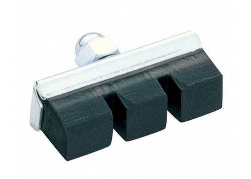 Колодки гальмівні ALHONGA HJ-203M для каліперних гальм, 40mm (25°) стальні, чорні