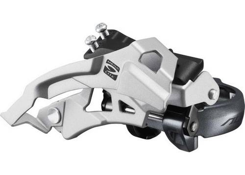 Перемикач пер. SHIMANO FD-M4000 ALIVIO нижний хомут, універсальна тяга, адаптер під 31.8mm, для 9ск. до 40Т