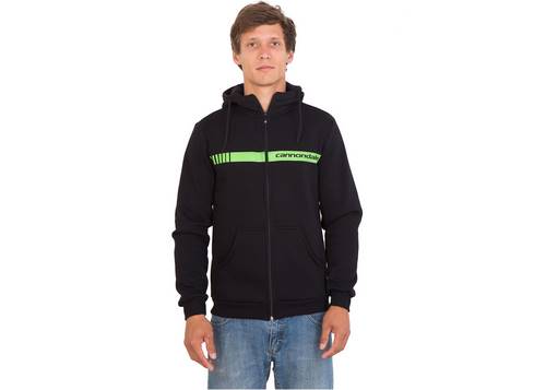 Кофта чоловіча Cannondale чорна з зеленой полосой розмір M