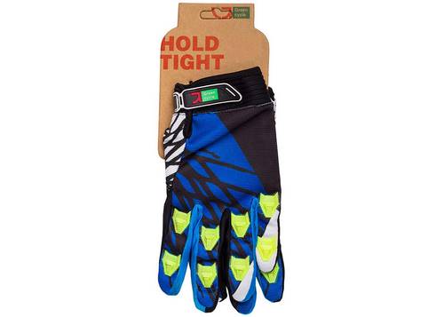 Рукавички Green Cycle NC-2357-2014 MTB з закритими пальцями S синьо-білі