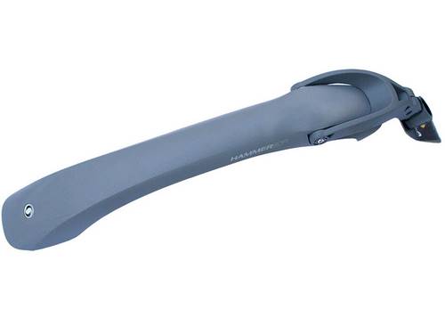 Крило задн. 24-29 SIMPLA Hammer SDR, Кріпленння хомутом на два болти, сіре з білими вставками