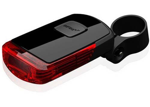 Мигалка задня Infini VISTA I-411R, 0.5W світлодіод, 2 режима, 2xAАA, з кріпл.