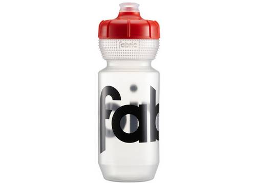 Фляга 0,6 Fabric GRIPPER прозрачный с красным