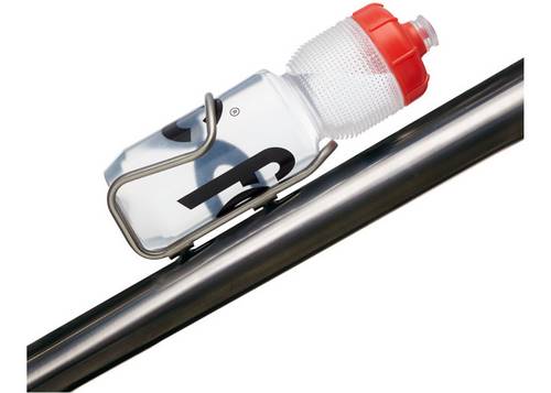 Фляга 0,75 Fabric GRIPPER прозрачный с красным