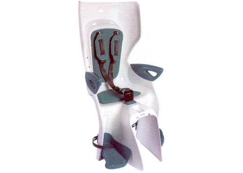 Сидіння задн. Bellelli Summer Сlamp (на багажник) до 22кг, біле з бірюзовою підкладкою