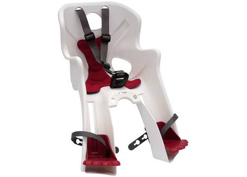 Сидіння пер. Bellelli Rabbit B-fix до 15кг біле з червоною підкладкою