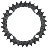 Звезда RACE FACE CHAINRING,NARROW WIDE,104X34,RED,10-12S — Чорний
