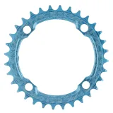 Звезда RACE FACE CHAINRING,NARROW WIDE,104X38,BLK,10-12S — Синій