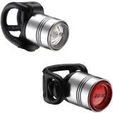 Комплект света LEZYNE FEMTO DRIVE PAIR Черный/Красный 15/7 люменов Y13 — Сріблястий/Сріблястий