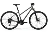 Велосипед 28" Merida Crossway 300 (2026) рама - W-S Silk Warm Slate Grey(Black) — Grey Black