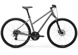 Велосипед 28" Merida Crossway 10 (2026) рама - WL Glossy Cool Grey(Purple) — Grey Black