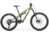 Велосипед 29-27.5" Merida One-Sixty 7000 (2026) рама - S Warm Slate Grey(Golden Black) — Green Cream
