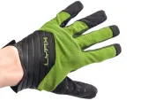 Велорукавички LYNX Expert Long Red L — Green